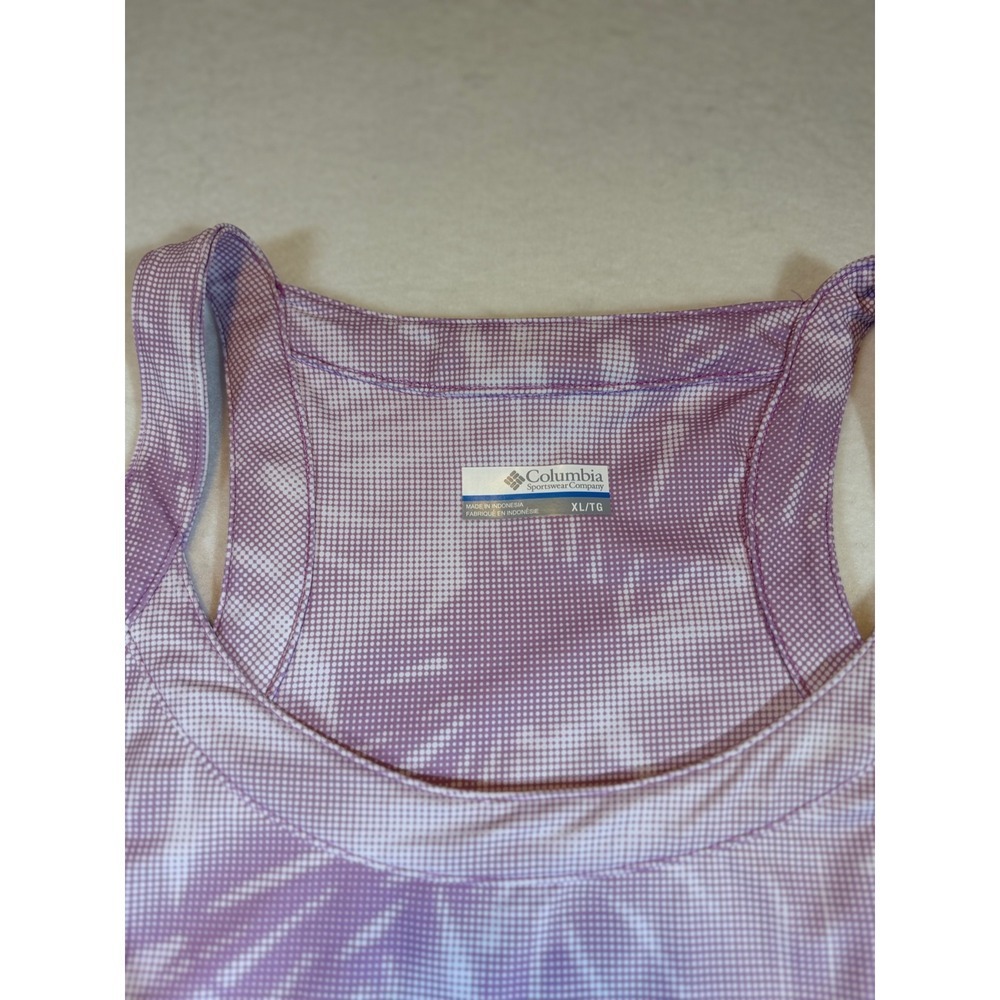 Columbia Women's Purple Tie Dye Athletic Dress XL Tennis Golf Activewear - Picture 3 of 3